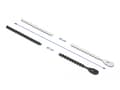 Miniatyrbilde 5 av 5: Delock Beaded - Kabellissesett - 18 cm - svart/hvit (en pakke 100)