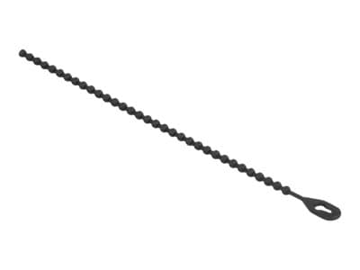 Delock Beaded - Kabellissesett - 18 cm - svart/hvit (en pakke 100)