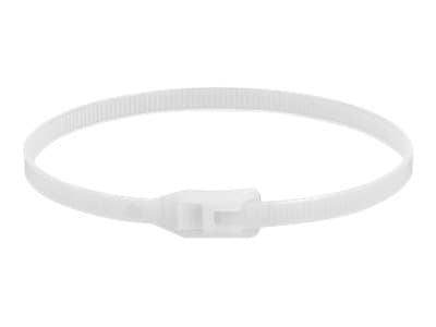 DeLOCK 19491, Kaksiaukkoinen johdinside, Polyamidi, Musta, Läpinäkyvä, 10,3 cm, V2, -40 - 80 °C