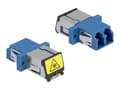 Miniatyrbilde 3 av 5: Delock - Nettverkkopler - LC-enkeltmodus (hunn) til LC-enkeltmodus (hunn) - fiberoptisk - dupleks - blå