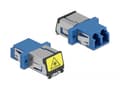 Miniatyrbilde 4 av 5: Delock - Nettverkkopler - LC-enkeltmodus (hunn) til LC-enkeltmodus (hunn) - fiberoptisk - dupleks - blå