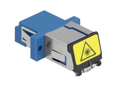 Delock - Nettverkkopler - LC-enkeltmodus (hunn) til LC-enkeltmodus (hunn) - fiberoptisk - dupleks - blå
