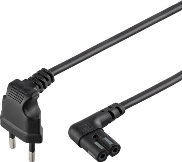 Goobay 73018, 1,5 m, Strømplugg type C, CEE7/16, H03VVH2-F, 250 V