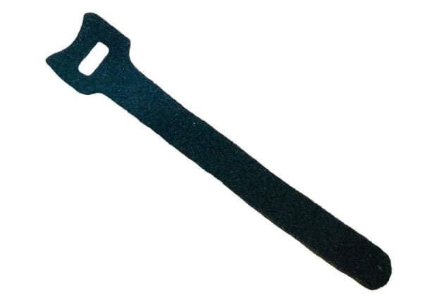 Lanview - Koukku- ja silmukkakiinnike - 16 x 400 mm - 40 m - musta (100 kpl)