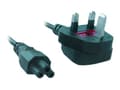 Miniatyrbilde 1 av 5: Gembird PC-187-ML12 - Strømkabel - IEC 60320 C5 til BS 1363 (hann) - 1.8 m - formstøpt