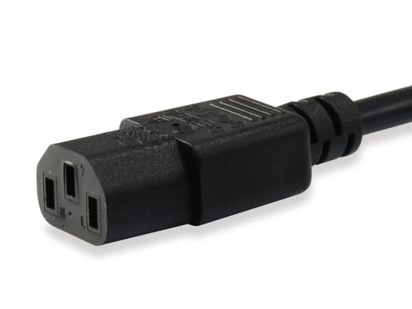 Equip 112101, 3 m, C13-kontakt, C14-kontakt, H05VVV-F3G, 250 V, 10 A