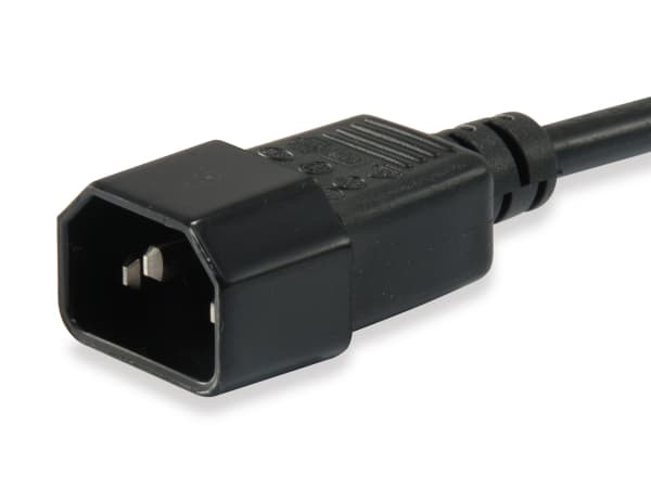 Equip 112101, 3 m, C13-kontakt, C14-kontakt, H05VVV-F3G, 250 V, 10 A