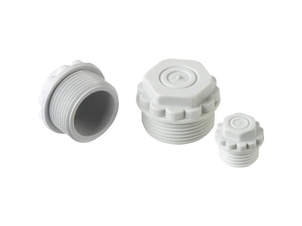 LAPP SKINDICHT® M16 ruuvitulppa lävistettävällä kalvolla M16 polystyreeni (EPS) vaaleanharmaa (RAL 7035) 1 kpl (52020513)