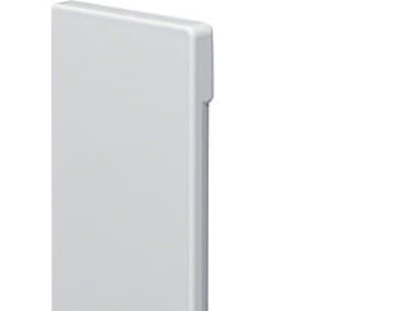 Hager BR6513069016, Blankt endebeslag, Hvit, ABS, 130 mm, 68 mm