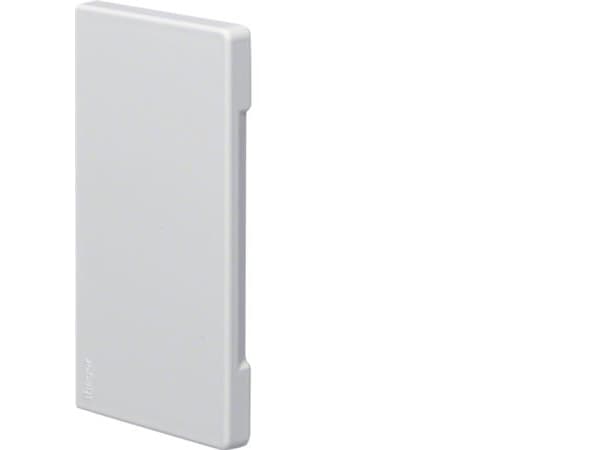 Hager BR6513069016, Blankt endebeslag, Hvit, ABS, 130 mm, 68 mm