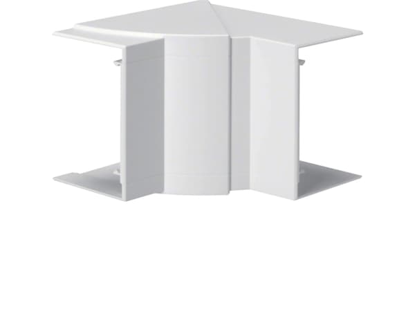 Hager BR651004H9016, Festebrakett til kabelkanal, Hvit, Akrylonitril-butadien-styren (ABS), Polykarbonat (PC), 100 mm, 68 mm