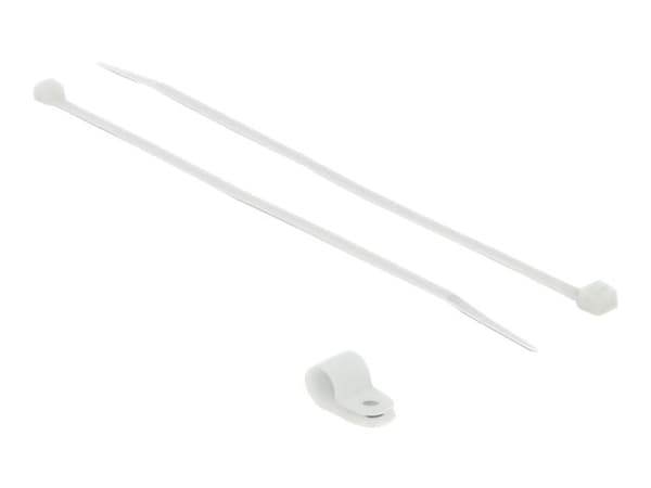 Delock - Kabellissesett - 20 cm - hvit