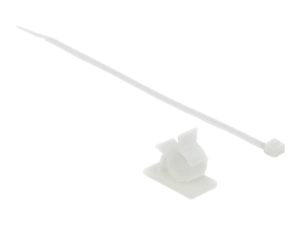 Delock - Kabellissesett - skrivebordsmonterbar, veggmonterbar - 30 cm - hvit