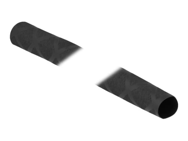 Delock - Värmekrympslangar - 1 m - svart, X-pattern