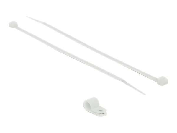 Delock - Kabellissesett - 20 cm - hvit