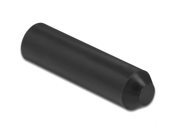 Delock - Kabelende låg - sort (pakke med 2)