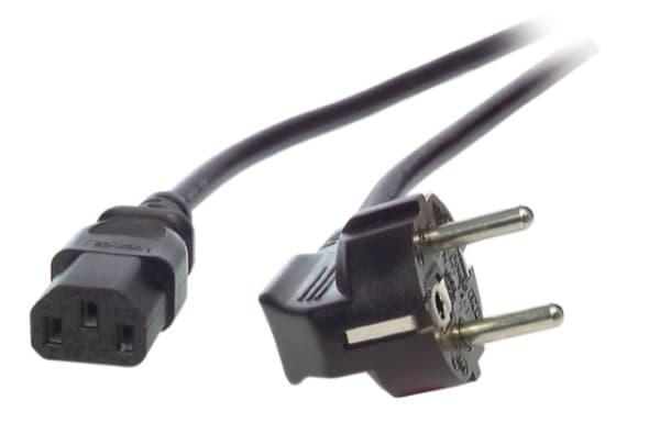 EFB Elektronik EK504.2V2, 2 m, CEE7/7, IEC C13, 250 V, 10 A