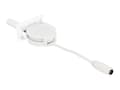 Miniatyrbilde 3 av 5: Delock Easy 45 - Strømkabel - 5,5 x 2,1 mm DC-jakk (hunn) til 5,5 x 2,1 mm DC-jakk (hunn) - 12 V - 1.5 A - 50 cm - tilbaketrekkbar, flat - hvit, RAL