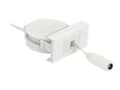 Miniatyrbilde 4 av 5: Delock Easy 45 - Strømkabel - 5,5 x 2,1 mm DC-jakk (hunn) til 5,5 x 2,1 mm DC-jakk (hunn) - 12 V - 1.5 A - 50 cm - tilbaketrekkbar, flat - hvit, RAL
