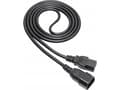 Miniatyrbilde 4 av 4: Akyga AK-UP-06 - Strømkabel - IEC 60320 C14 til IEC 60320 C15 - 250 V - 15 A - 1.8 m - svart
