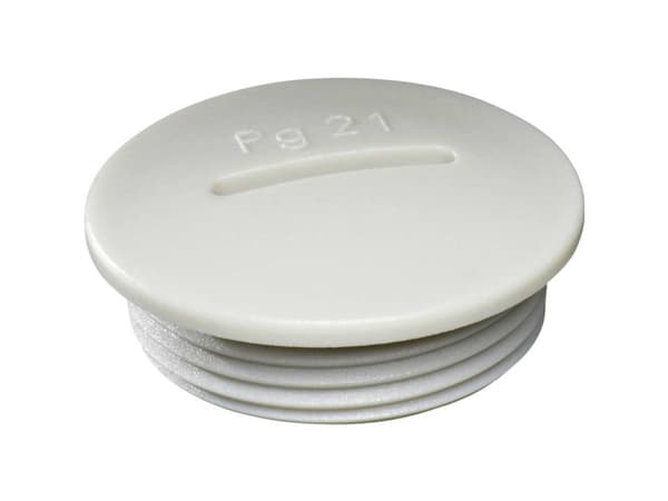 Wiska 50060709 VS 9 Blindprop slagfast PG9 Plastic Gråhvid (RAL 7035) 100 stk