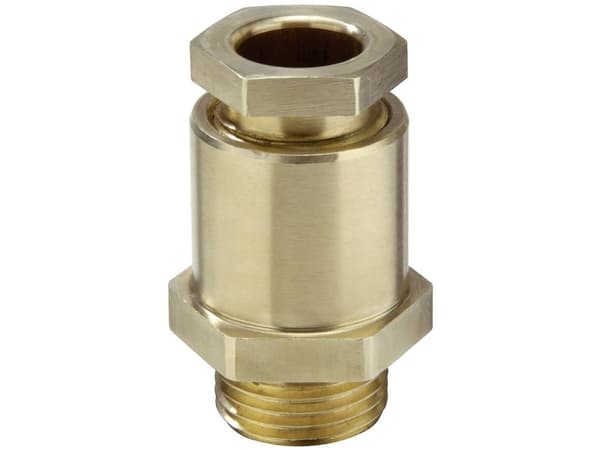 Wiska KVMS 36-Z22 10016850 Kabelforskruning slagfast, med fortætning M36 Messing Natur 1 stk