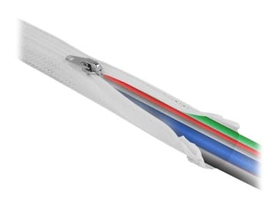 Delock - Flätad ärm - 1 m - vit