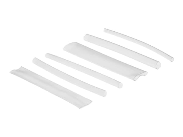 DeLOCK 20866, Kutistesukka, Läpinäkyvä, Polyeteeni, 9,8 cm, 1,27 cm, 135 kpl