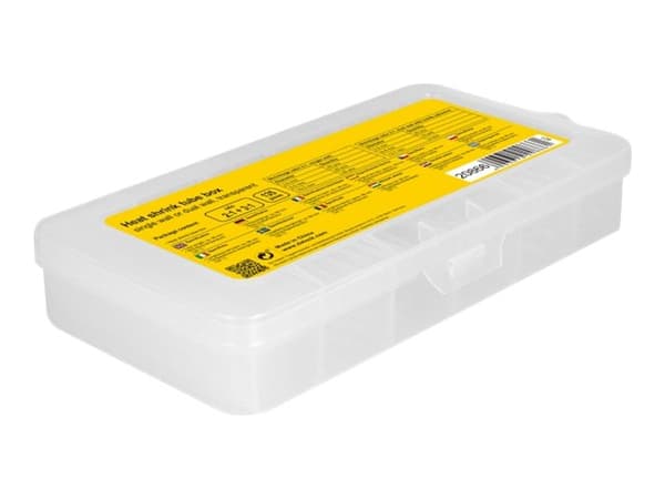 DeLOCK 20866, Kutistesukka, Läpinäkyvä, Polyeteeni, 9,8 cm, 1,27 cm, 135 kpl