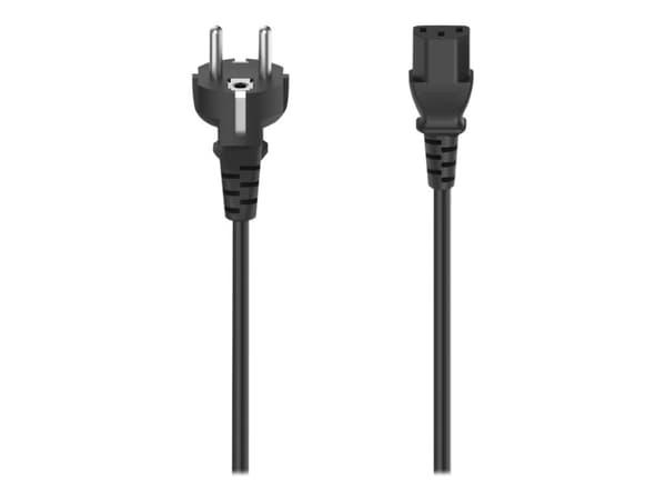 Hama Essential Line - Strømkabel - power CEE 7/7 (P) til power IEC 60320 C13 - 10 A - 1.5 m - svart