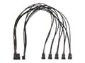 Miniatyrbilde 3 av 5: DELTACO - Strømsplitter - 4-pins PWM (hunn) til 4-pins PWM (hann) - 45 cm