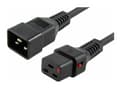 Pikkukuva 2 / 4: MicroConnect - Strømkabel - IEC 60320 C20 til IEC 60320 C19 låsende - AC 250 V - 16 A - 2 m - lajiteltu