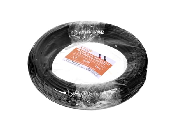 Keno Energy solcellekabel 6 mm² sort, 50m