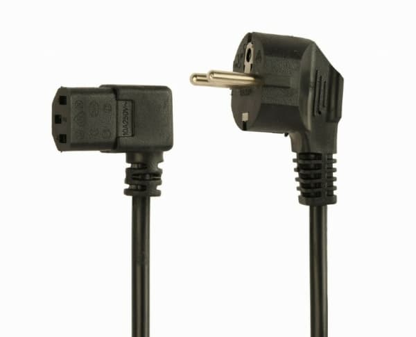 Gembird PC-186A-VDE1B-1.5M, 1,5 m, Strömkontakt typ F, IEC C13, 10 A