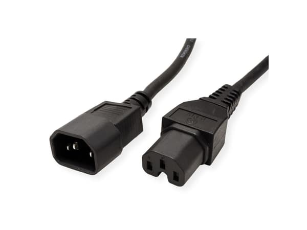 Value 19.99.1123, 3 m, C14 kopling, C15 kopling, 250 V