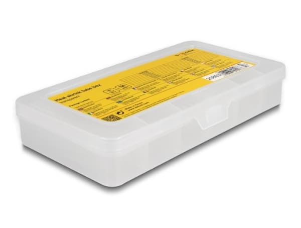 Delock - Varmekrympeslangesett - assortment box - gjennomsiktig