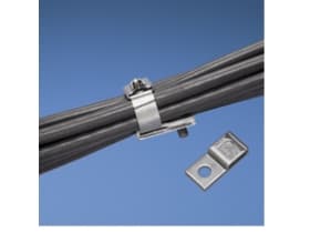 Panduit Stainless steel tie mount, 1 hole mounting
