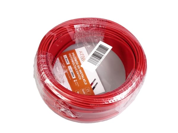 Keno Energy solcellekabel 4mm² rød, spole 500m