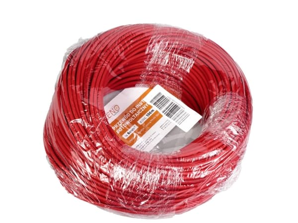 Keno Energy solcellekabel 4mm² rød, spole 500m