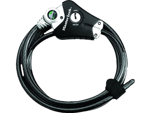 MASTER LOCK 8428EURDPRO, 1,8 m, Nøkkel, Stål, Sort