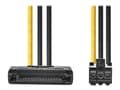 Miniatyrbilde 1 av 5: Nedis - Strømadapter - 6-pins PCIe-strøm (hunn) til SATA-strøm (hann) - 15 cm - forskjellige