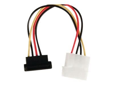 Nedis - Strømadapter - SATA (hunn) vinklet til 4-pin intern strøm (hann) rett - 15 cm - rund - forskjellige