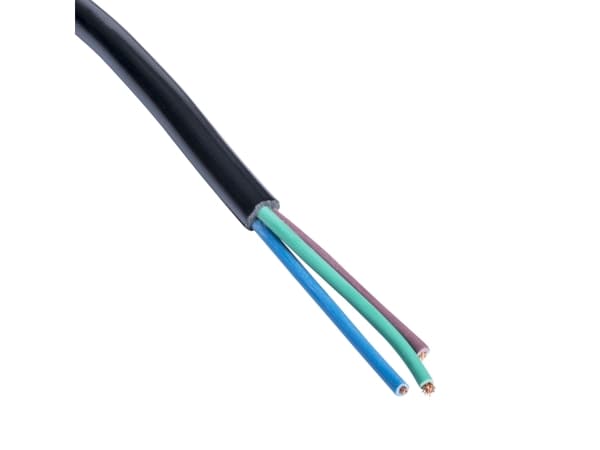 Akyga AK-OT-01C - Johdinsarja - CEE 7/7 (P) til uisoleret ledning - 250 V - 10 A - 1,5 m - lajitelma