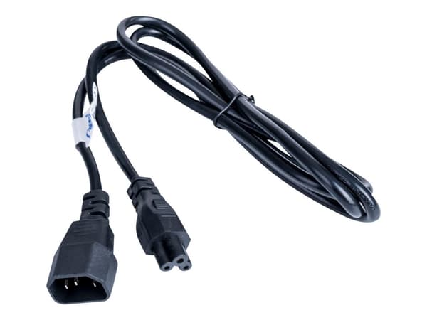 Akyga AK-NB-09A - Strømkabel - IEC 60320 C14 til IEC 60320 C5 - 250 V - 2.5 A - 1.5 m - svart