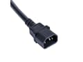 Miniatyrbild 3 av 5: Akyga AK-PC-13A - Strömkabel - power CEE 7/3 till ström IEC 60320 C14 10A - 250 V - 10 A - 1 m - svart
