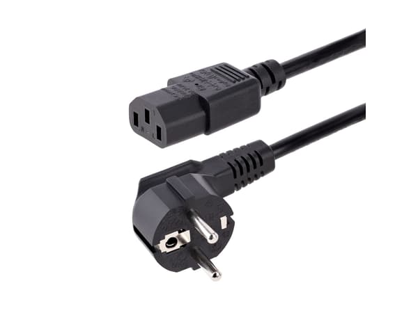 StarTech.com 713E-1M-POWER-CORD, 1 m, CEE7/7, C13 liitin, SVT, 250 V, 10 A