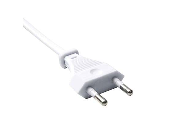 Akyga Pro Series AK-RD-07A - Strömkabel - Eurokontakt (P) till power IEC 60320 C7 - 250 V - 2.5 A - 3 m - vit