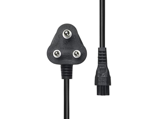 Kabel zasilający ProXtend ProXtend Power Cord South Africa Angled to C5 2M Black