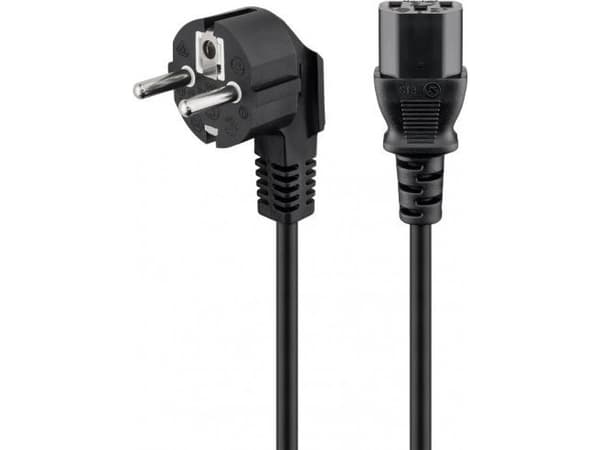 Goobay 59566, 1,8 m, Strømplugg type F, C13 kopling, H05VV-F3G, 250 V