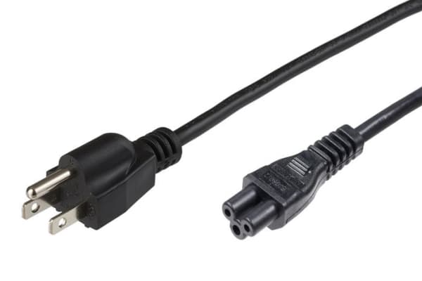 Microconnect PE110805, 0,5 m, Virtapistoke tyyppi B, C5 liitin, SVT, 125 V, 15 A